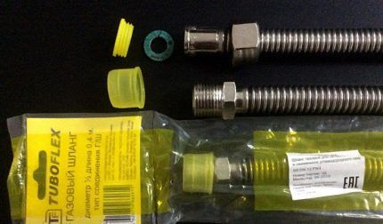 Установка газового счетчика в квартире: пошаговая инструкция по монтажу Сильфонные шланги для подключения счетчика