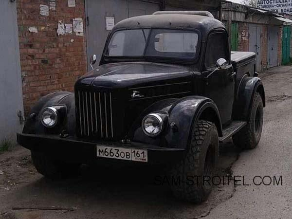 Авто самоделка пикап ГАЗ-69 с двигателем 2.3 D турбо (50 фото) Авто самоделка пикап ГАЗ-69