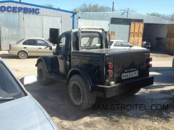 Авто самоделка пикап ГАЗ-69 с двигателем 2.3 D турбо (50 фото) тюнинг газ 69