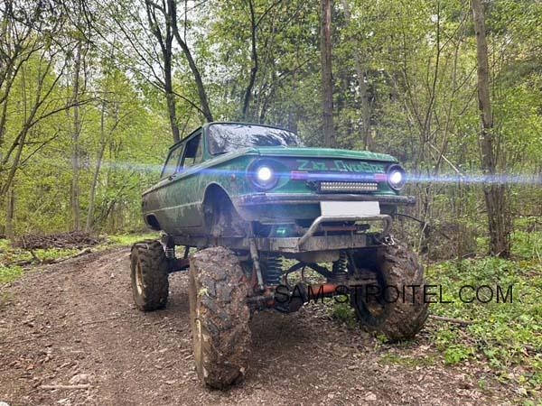 Сделал из Запорожца настоящий внедорожник вездеход 4х4 авто самоделки Запорожец