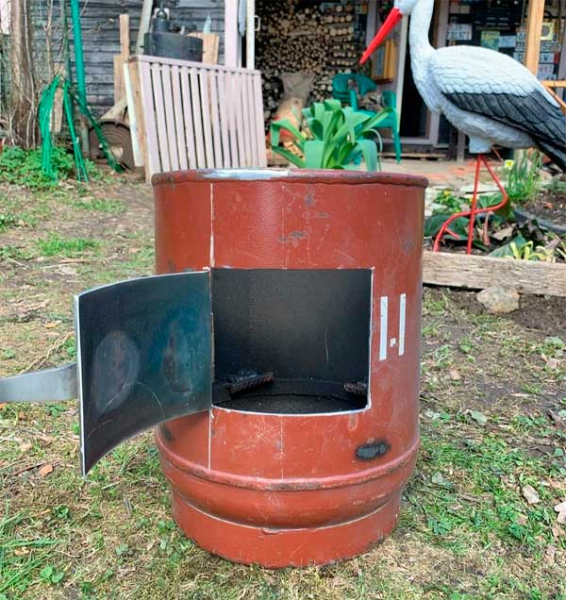 Сделал печь под казан из газового баллона: фото, описание изготовления печь под казан