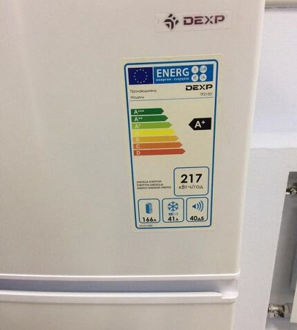 Холодильники Dexp: обзор модельного ряда + сравнение с другими марками на рынке Класс энергопотребления холодильных агрегатов Дексп