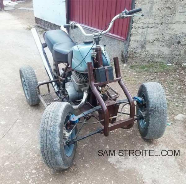Самодельный квадроцикл с двигателем Иж Юпитер-5