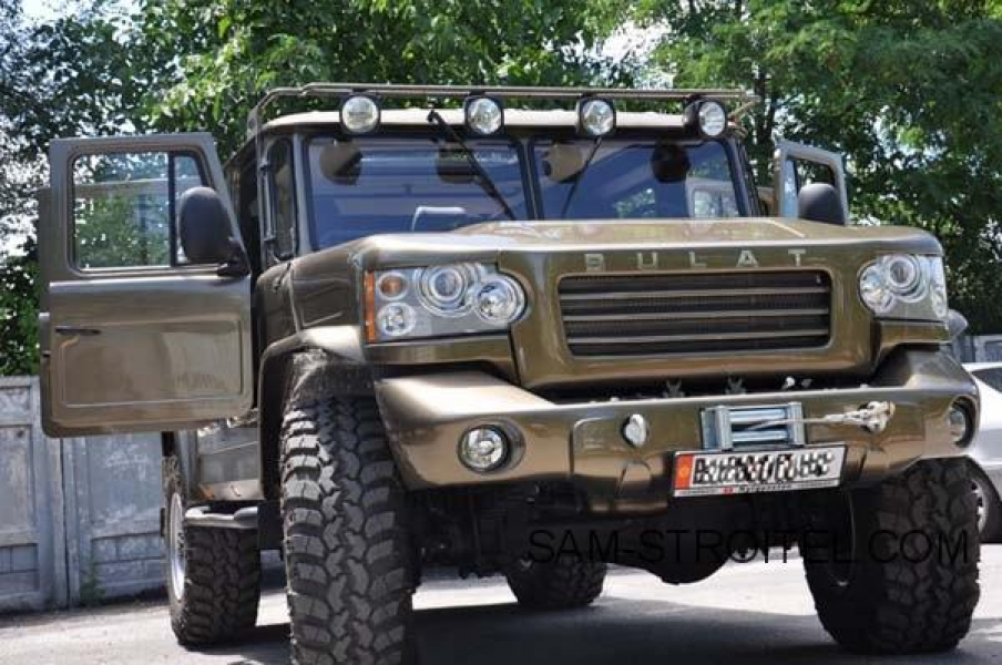 Авто самоделка внедорожник на базе ГАЗ-66 самодельный автомобиль на базе ГАЗ-66