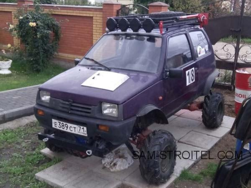 Авто самоделка 4х4 из запчастей ЛуАЗа, Оки и Жигулей Авто самоделка