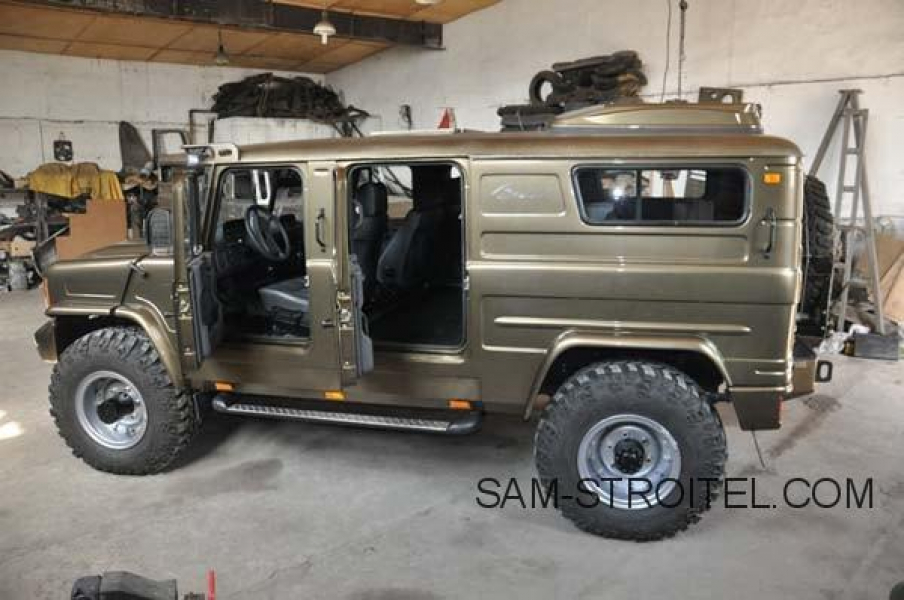 Авто самоделка внедорожник на базе ГАЗ-66 самоделка
