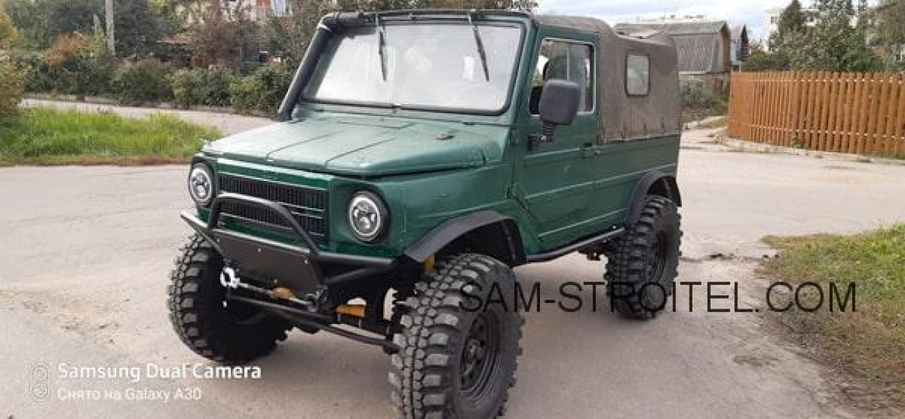 Скрестил ЛуАЗ и УАЗ получился отличный внедорожник (21 фото) самодельный вездеход ЛуАЗ