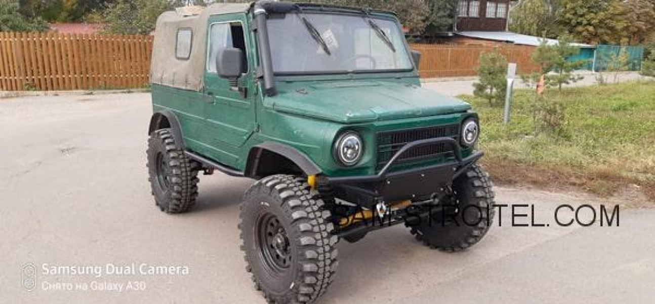 Скрестил ЛуАЗ и УАЗ получился отличный внедорожник (21 фото) самодельный автомобиль