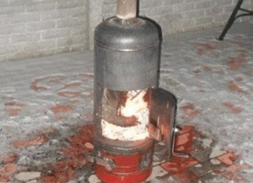 Как сделать буржуйку из газового баллона печка из газового баллона на дровах