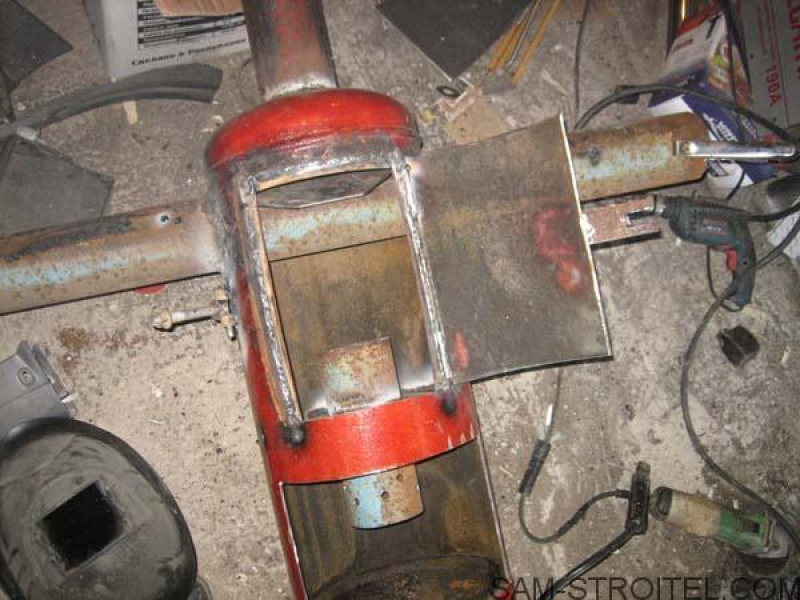 Печь на отработке своими руками из газового баллона печка самодельная в гараж