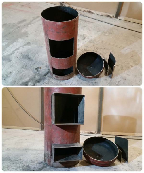 Печка из газового баллона своими руками печь из баллона