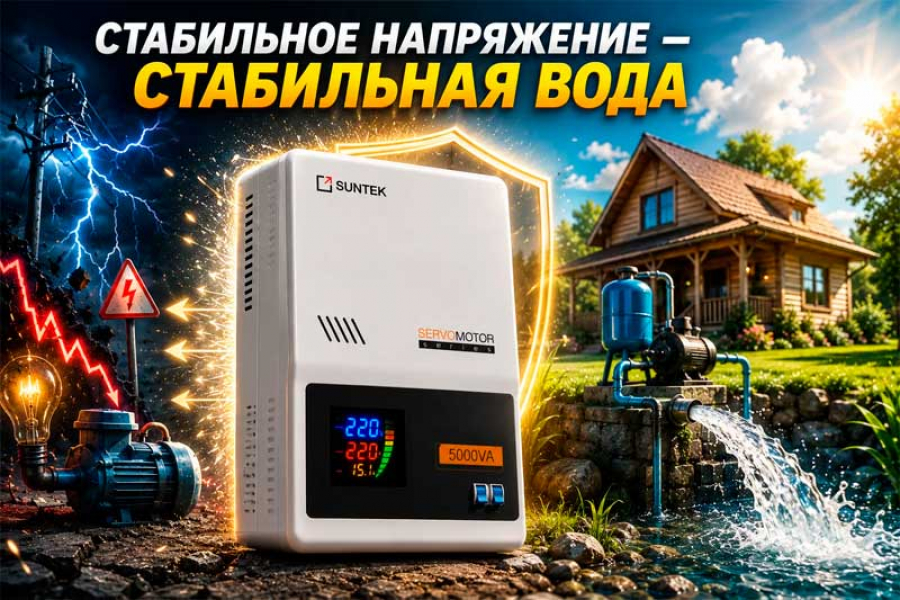 Какой стабилизатор напряжения для дома выбрать, если в доме колодец или скважина стабилизатор напряжения