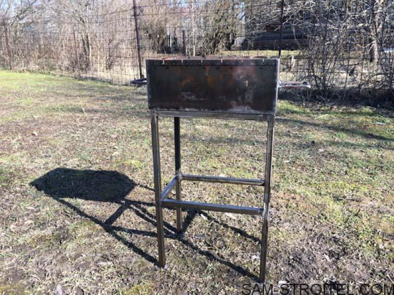 Самодельный мангал из металла: размеры, фото и описание размеры мангала