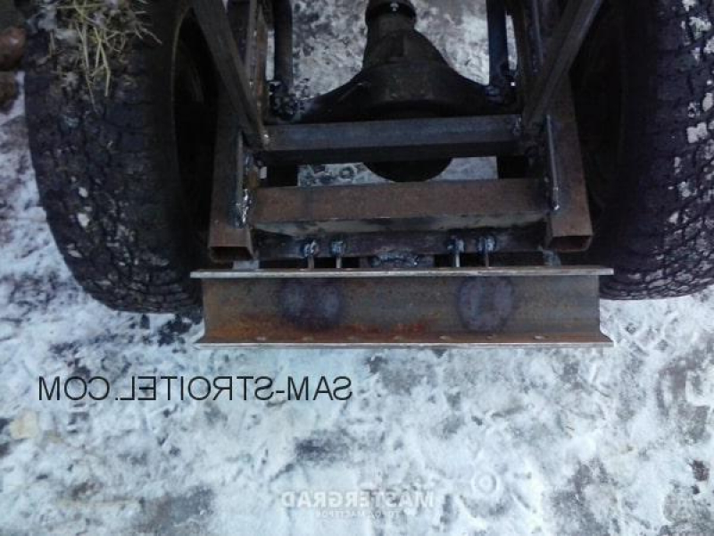 Сделал самодельный минитрактор (15 фото и описание изготовления)
